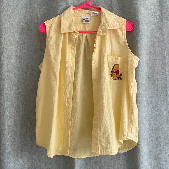 Disney Tops - Vintage The Disney Store Winnie the Pooh Button Down Top